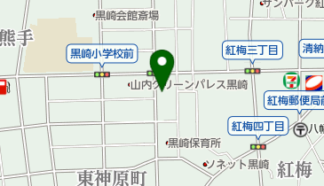 八幡西消防署黒崎分署の地図画像