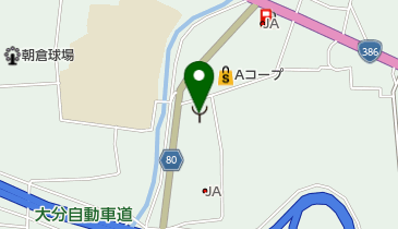 甘木・朝倉消防署朝倉出張所の地図画像