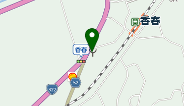 田川地区消防署香春町分遣所の地図画像