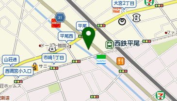 中央消防署平尾出張所の地図画像