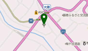 飯塚消防署嘉麻分署の地図画像