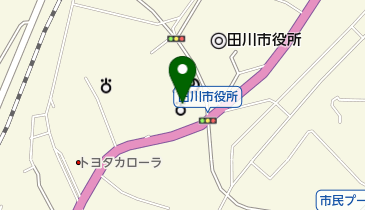 田川簡易裁判所の地図画像