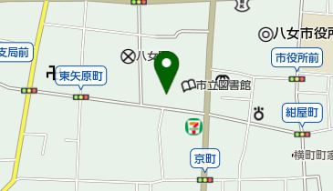 八女簡易裁判所の地図画像