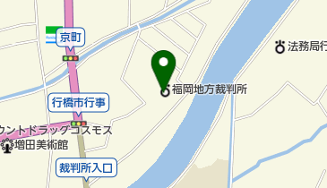 行橋簡易裁判所の地図画像