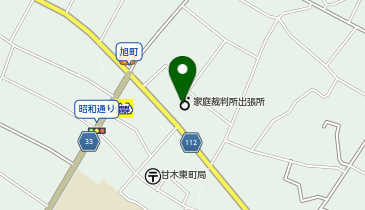 福岡家庭裁判所甘木出張所の地図画像