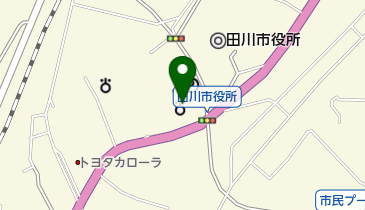福岡家庭裁判所田川支部の地図画像