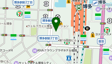 ゆうちょ銀行博多店の地図画像