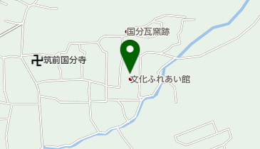 太宰府市文化ふれあい館の地図画像