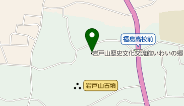 八女市岩戸山歴史文化交流館いわいの郷の地図画像