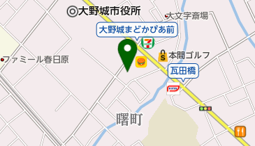 大野城心のふるさと館の地図画像