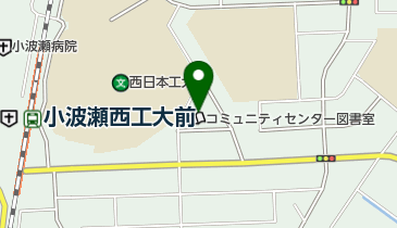 苅田町立小波瀬コミュニティセンター図書室の地図画像