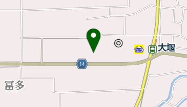 大刀洗町立図書館の地図画像