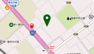 福岡市南図書館の地図画像