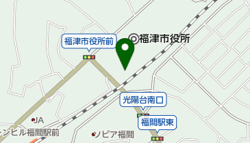 福津市立図書館の地図画像