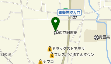 豊前市立図書館の地図画像