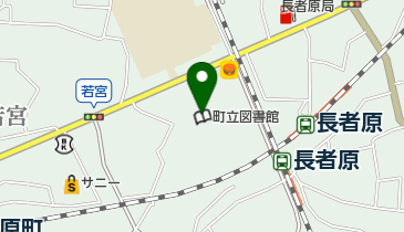 粕屋町立図書館の地図画像