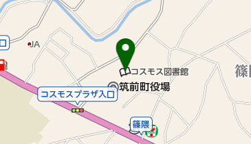 筑前町コスモス図書館の地図画像