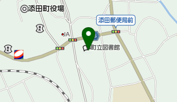 添田町立図書館の地図画像