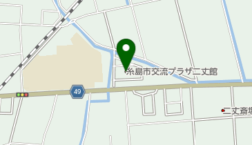 糸島市図書館二丈館の地図画像