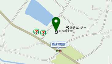 築上町図書館の地図画像