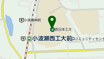 西日本工業大学図書館の地図画像