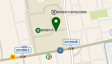 福岡歯科大学情報図書館の地図画像