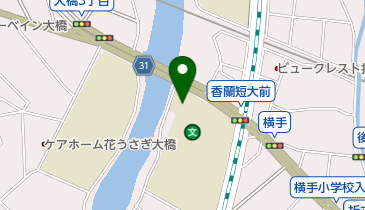 香蘭女子短期大学図書館の地図画像