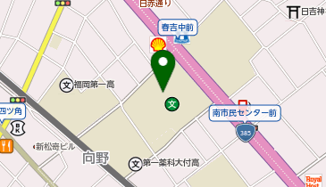 第一薬科大学図書館の地図画像