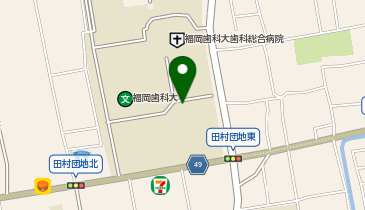福岡医療短期大学情報図書館分室の地図画像