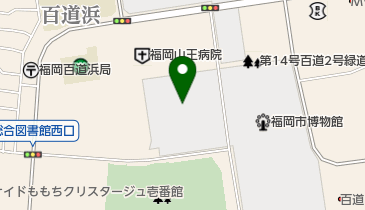 福岡市立点字図書館の地図画像
