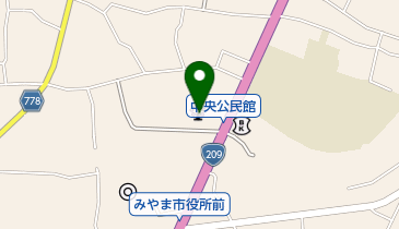 みやま市歴史資料館の地図画像