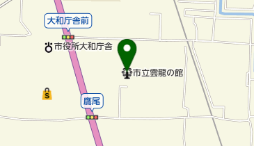 柳川市立雲龍の館の地図画像