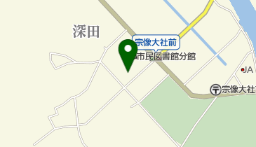 世界遺産ガイダンス施設海の道むなかた館の地図画像