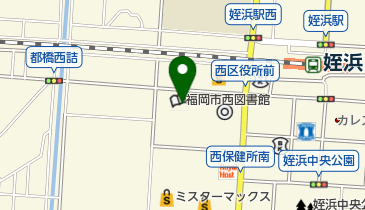 福岡市立西市民センターの地図画像