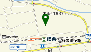 篠栗町総合センターの地図画像