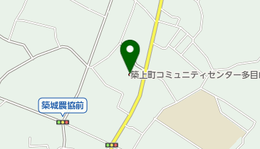 築上町コミュニティセンター多目的ホールの地図画像