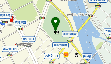 福岡市民ホールの地図画像