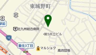 シティホール小倉ベルコ会館の地図画像