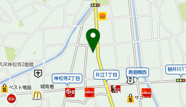 西日本典礼INORIA神松寺ホールの地図画像