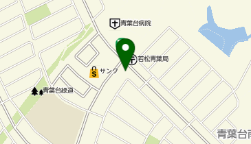 心響若松青葉台斎場の地図画像