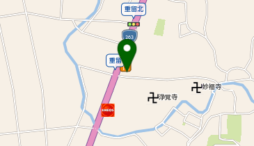 メモリードホール重留の地図画像