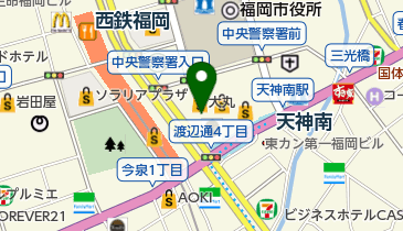 西日本新聞社本社の地図画像
