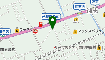西日本新聞社糸島支局の地図画像