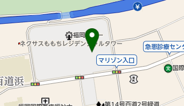 (株)テレビ西日本本社の地図画像