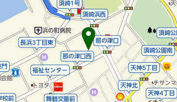 (株)鹿児島放送福岡支社の地図画像
