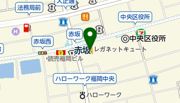 (株)大分放送福岡支社の地図画像