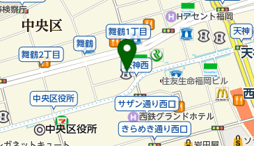 テレビ山口(株)九州支社の地図画像