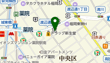 筑邦銀行福岡支店の地図画像
