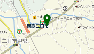 筑邦銀行二日市支店の地図画像