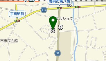 西日本シティ銀行豊前支店の地図画像